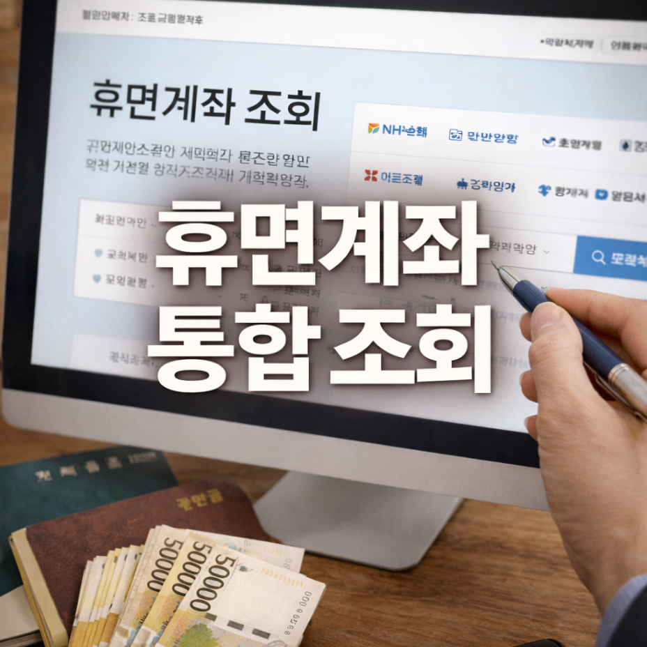 휴면계좌 통합 조회 썸네일