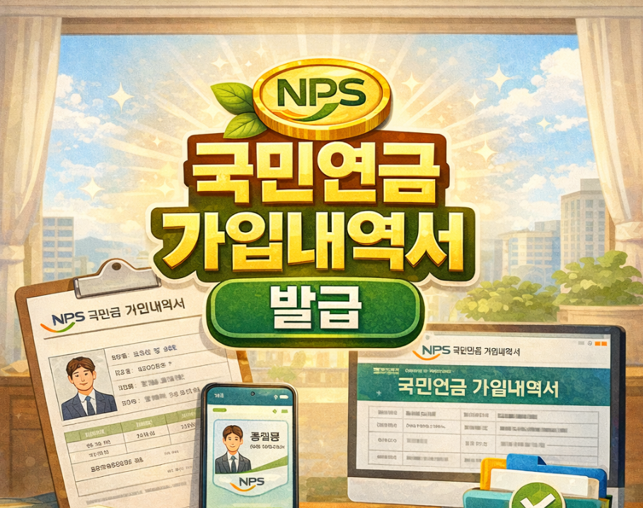 국민연금 가입내역서 썸네일