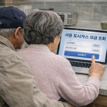 도시가스 요금 조회