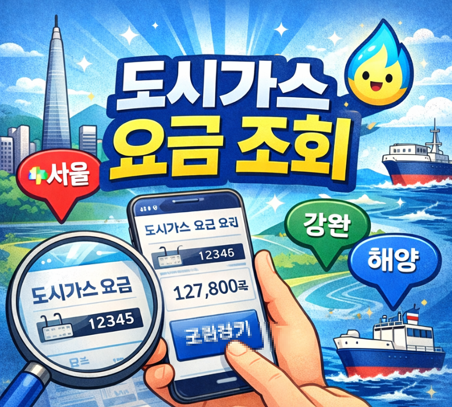 도시가스 요금 조회 썸네일