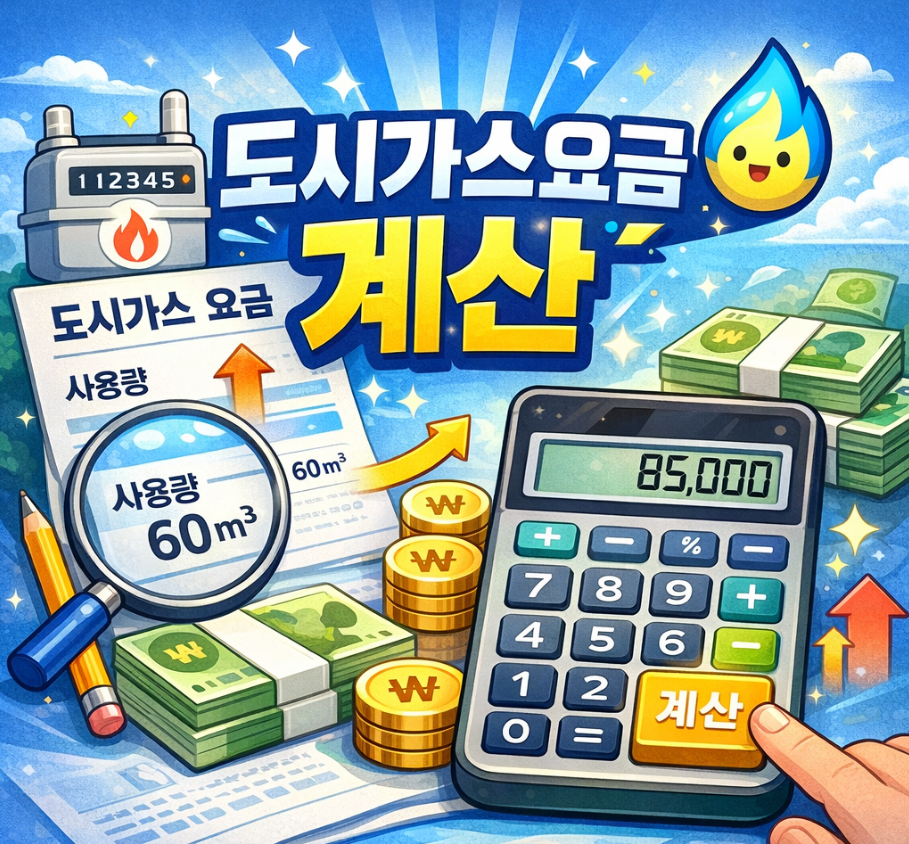 도시가스요금 계산 썸네일