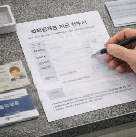 퇴직공제금 지급 청구서