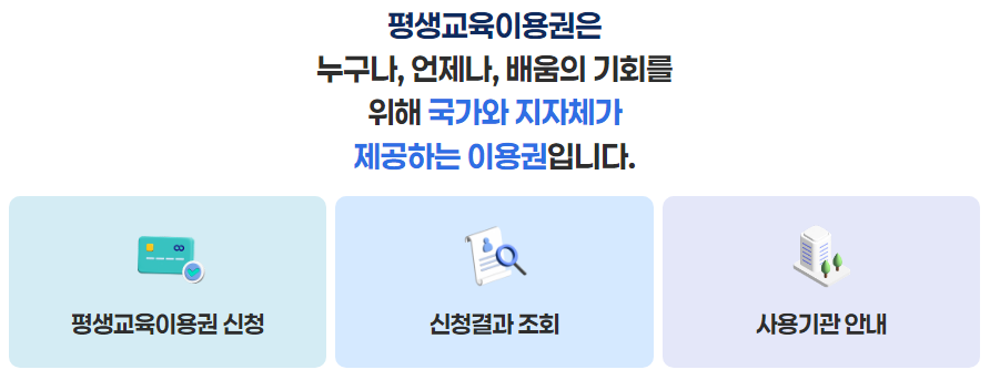 경기도 평생 교육 바우처 발표
