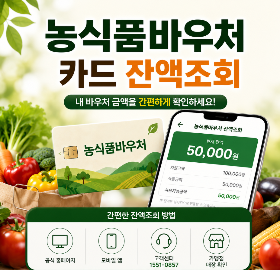 농식품바우처 카드 잔액조회 썸네일