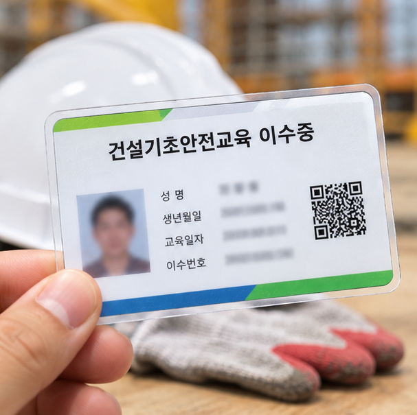 건설기초안전교육 재발급 온라인 받는곳 및 비용 안내 5 건설기초안전교육 재발급 방법