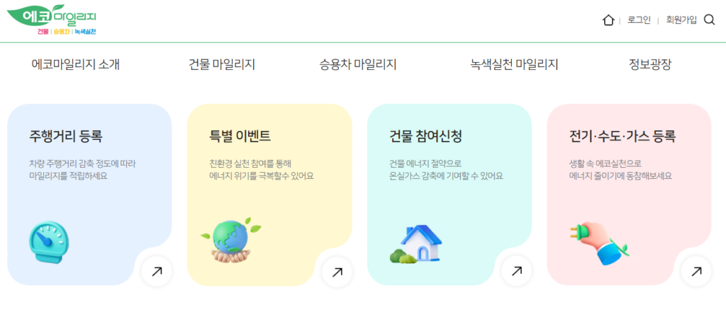 서울시 에코마일리지 홈페이지 신청 및 등록 방법 2 서울시 에코마일리지 홈페이지